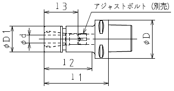 コレットチャックアダプタ